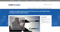 Desktop Screenshot of keytechnologiesplc.com